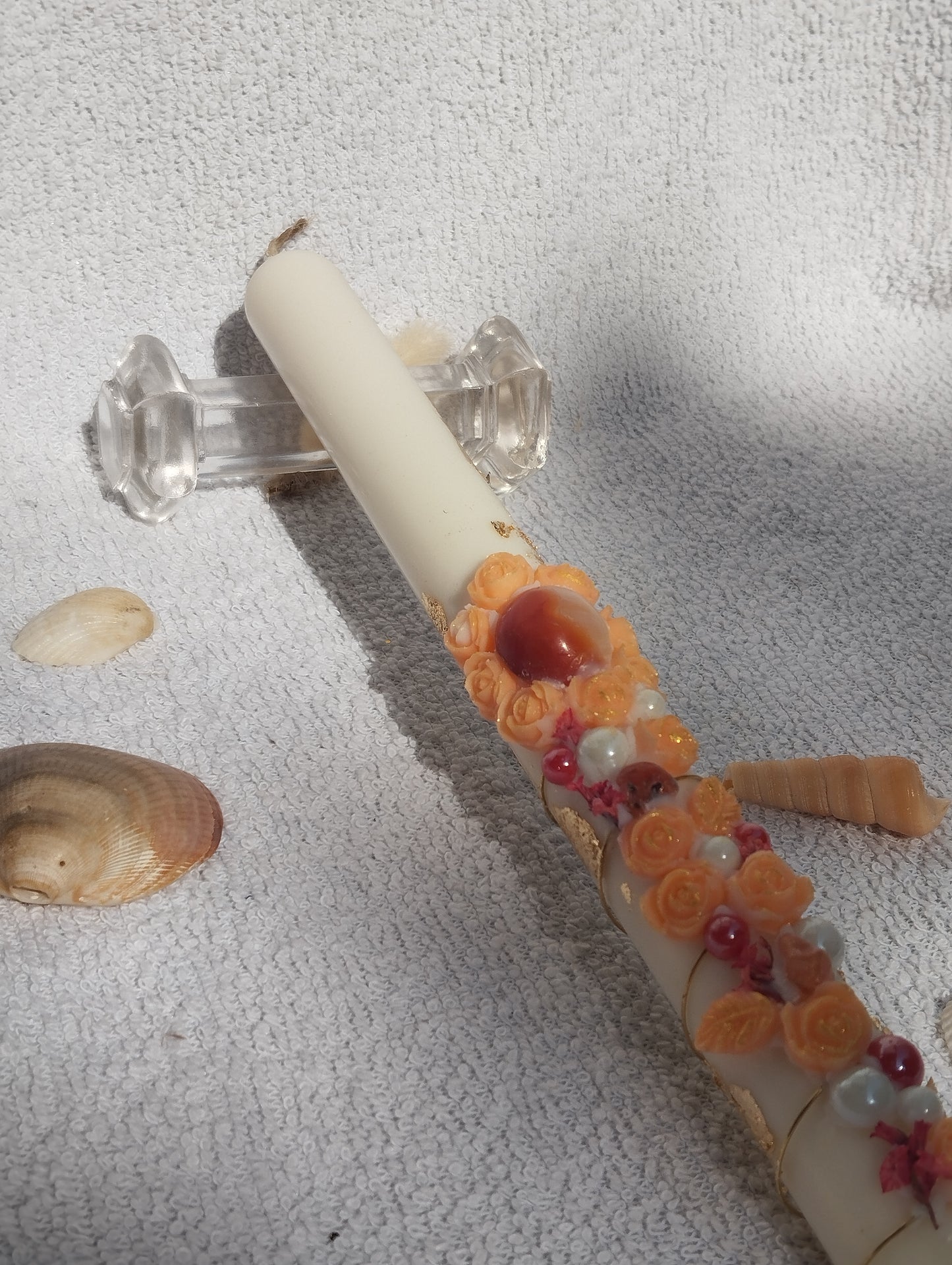 Chandelle rouge