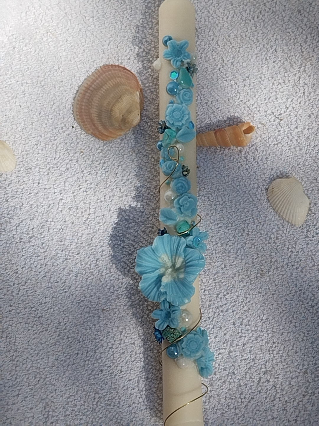 Chandelle Bleu